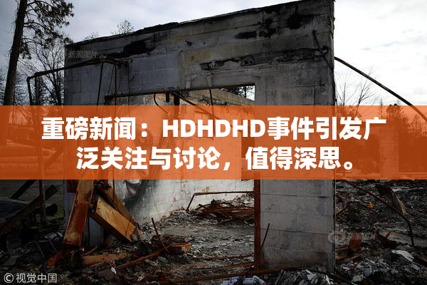 重磅新闻：HDHDHD事件引发广泛关注与讨论，值得深思。