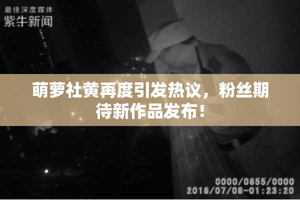 萌萝社黄再度引发热议，粉丝期待新作品发布！