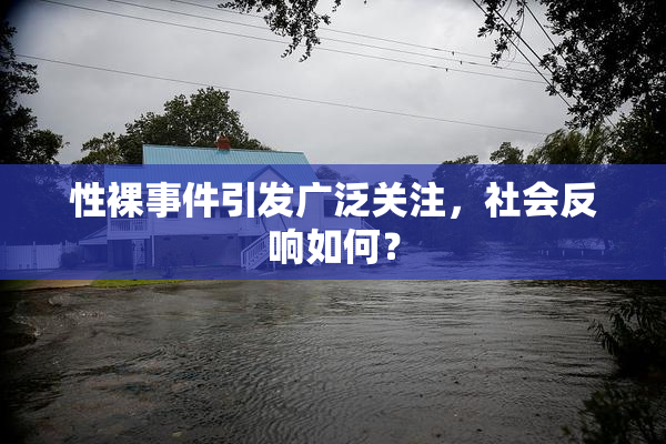性裸事件引发广泛关注，社会反响如何？