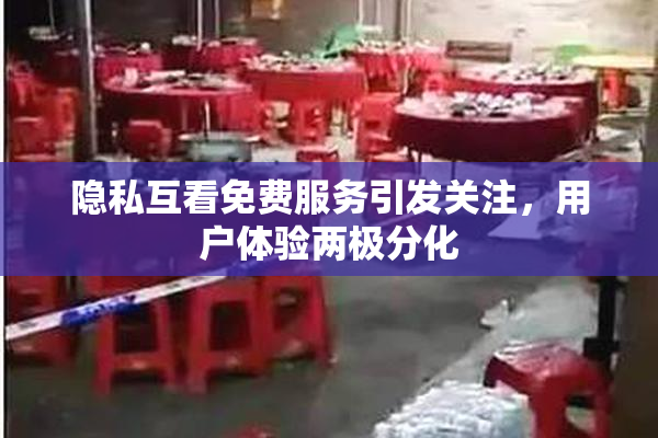 隐私互看免费服务引发关注，用户体验两极分化