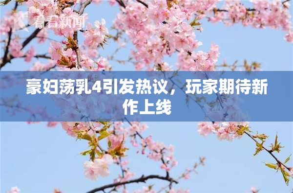 豪妇荡乳4引发热议，玩家期待新作上线