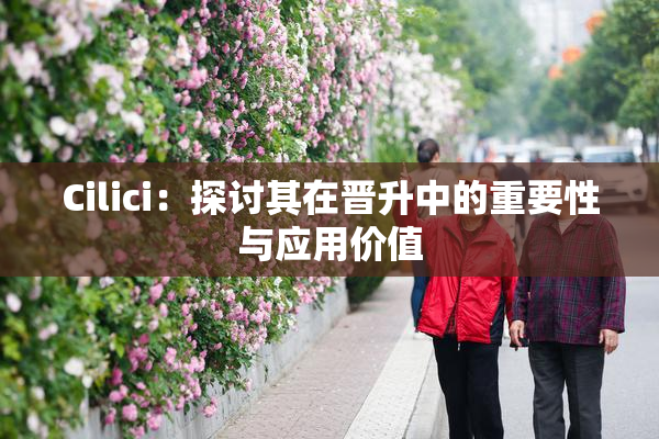 Cilici：探讨其在晋升中的重要性与应用价值