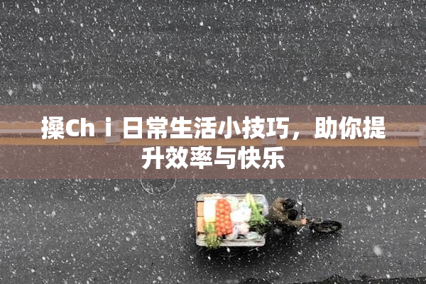 搡Chⅰ日常生活小技巧，助你提升效率与快乐