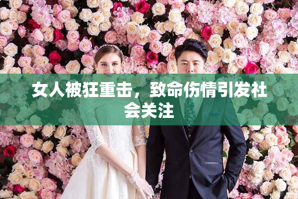 女人被狂重击，致命伤情引发社会关注