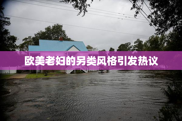 欧美老妇的另类风格引发热议