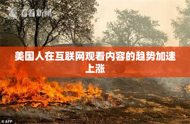 美国人在互联网观看内容的趋势加速上涨