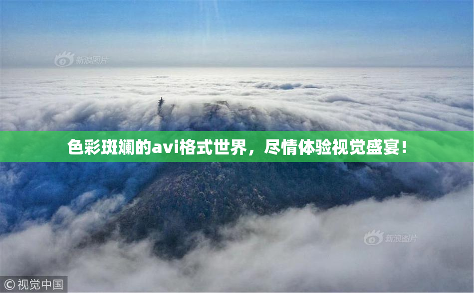 色彩斑斓的avi格式世界，尽情体验视觉盛宴！