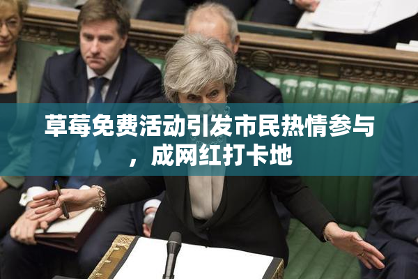 草莓免费活动引发市民热情参与，成网红打卡地