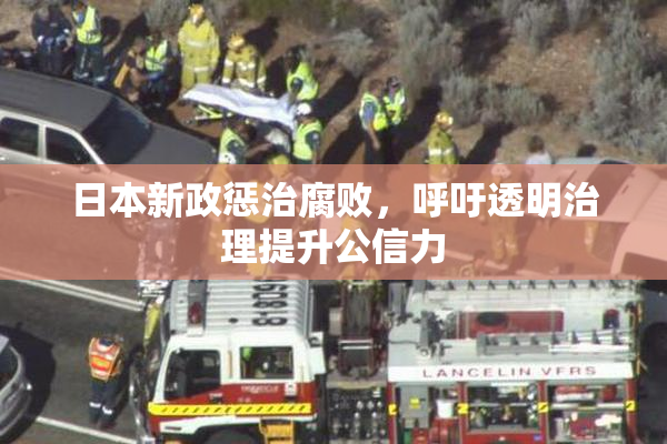 日本新政惩治腐败，呼吁透明治理提升公信力