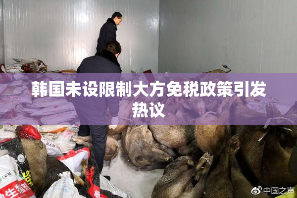 韩国未设限制大方免税政策引发热议