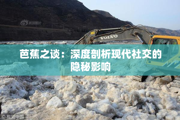 芭蕉之谈：深度剖析现代社交的隐秘影响