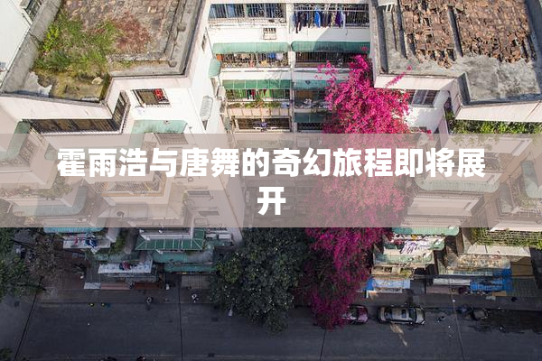 霍雨浩与唐舞的奇幻旅程即将展开