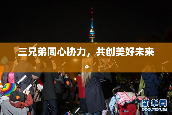 三兄弟同心协力，共创美好未来。