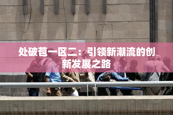 处破苞一区二：引领新潮流的创新发展之路
