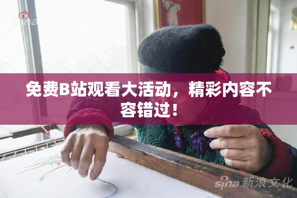 免费B站观看大活动，精彩内容不容错过！