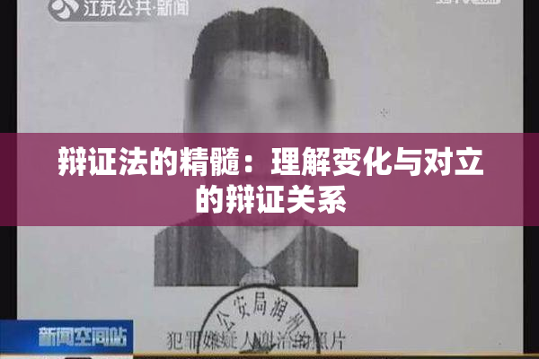 辩证法的精髓：理解变化与对立的辩证关系