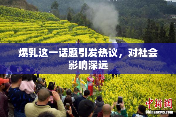 爆乳这一话题引发热议，对社会影响深远