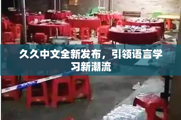 久久中文全新发布，引领语言学习新潮流