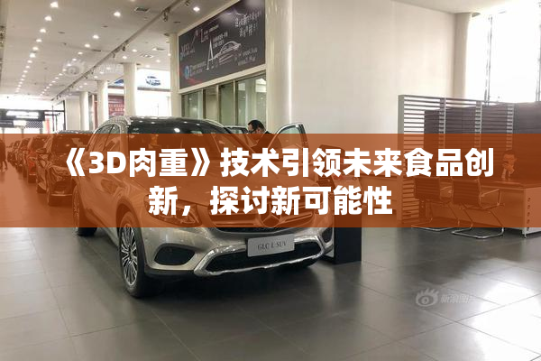 《3D肉重》技术引领未来食品创新，探讨新可能性