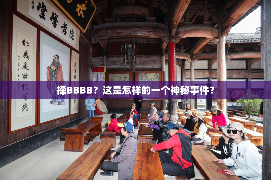搡BBBB？这是怎样的一个神秘事件？