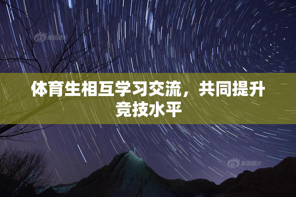 体育生相互学习交流，共同提升竞技水平
