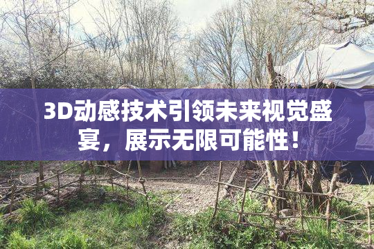 3D动感技术引领未来视觉盛宴，展示无限可能性！