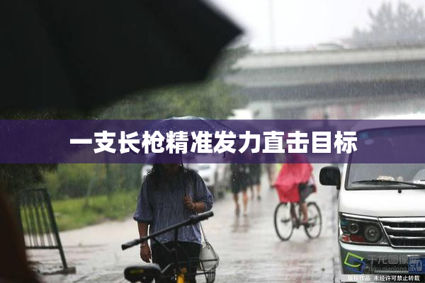 一支长枪精准发力直击目标
