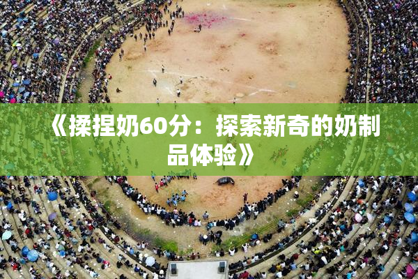 《揉捏奶60分：探索新奇的奶制品体验》