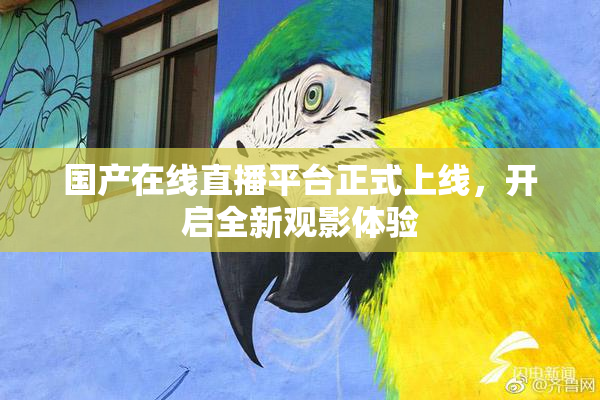 国产在线直播平台正式上线，开启全新观影体验