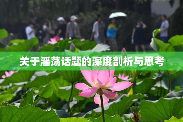 关于淫荡话题的深度剖析与思考