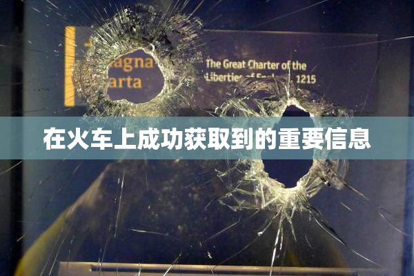在火车上成功获取到的重要信息