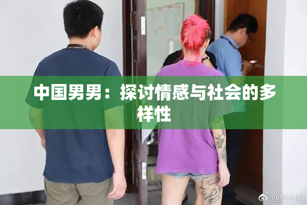 中国男男：探讨情感与社会的多样性