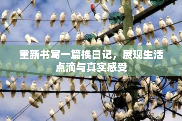 重新书写一篇挨日记，展现生活点滴与真实感受