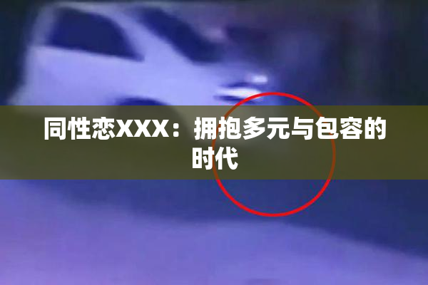 同性恋XXX：拥抱多元与包容的时代