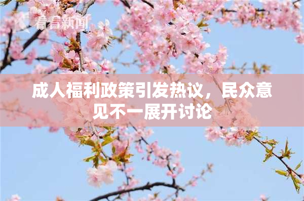 成人福利政策引发热议，民众意见不一展开讨论