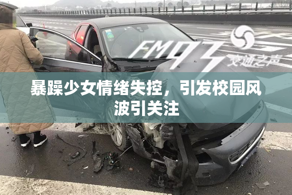 暴躁少女情绪失控，引发校园风波引关注