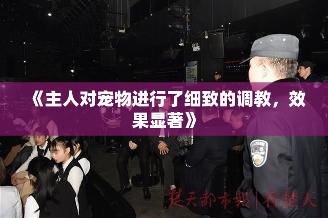 《主人对宠物进行了细致的调教，效果显著》