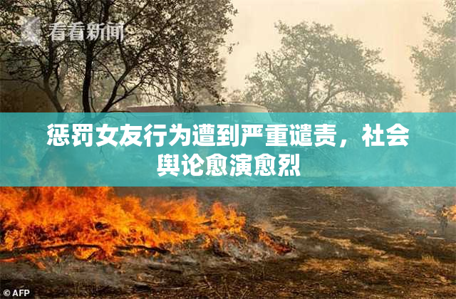 惩罚女友行为遭到严重谴责，社会舆论愈演愈烈