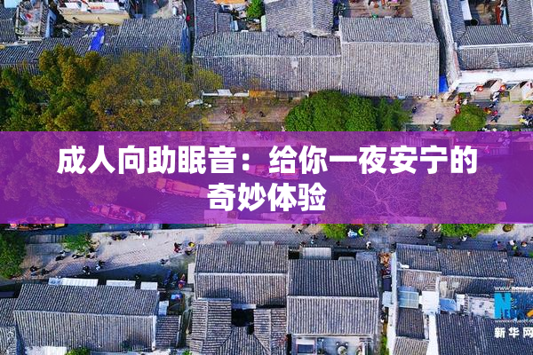 成人向助眠音：给你一夜安宁的奇妙体验