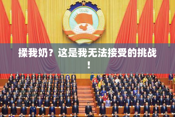 揉我奶？这是我无法接受的挑战！