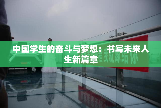 中国学生的奋斗与梦想：书写未来人生新篇章