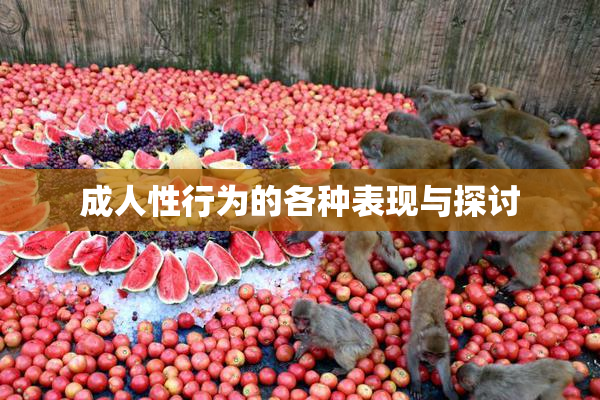 成人性行为的各种表现与探讨