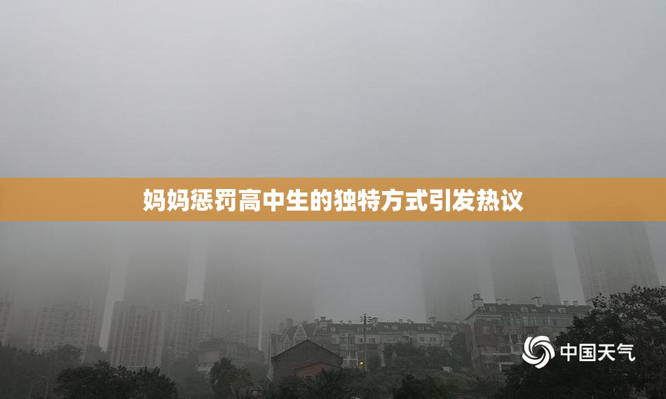 妈妈惩罚高中生的独特方式引发热议