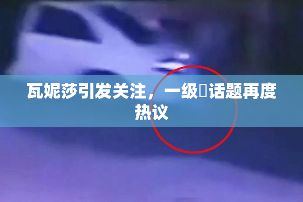 瓦妮莎引发关注，一级婬话题再度热议
