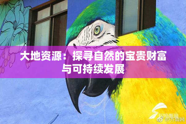 大地资源：探寻自然的宝贵财富与可持续发展