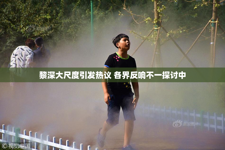 黎深大尺度引发热议 各界反响不一探讨中