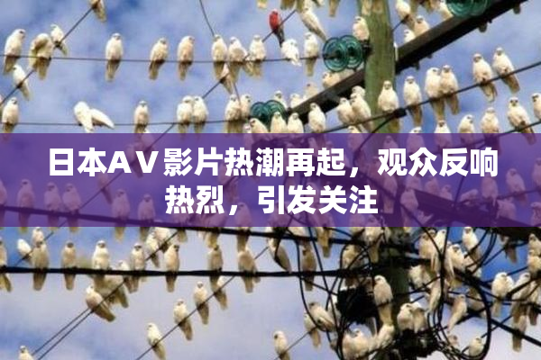 日本AⅤ影片热潮再起，观众反响热烈，引发关注
