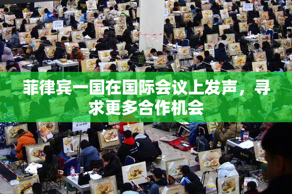 菲律宾一国在国际会议上发声，寻求更多合作机会
