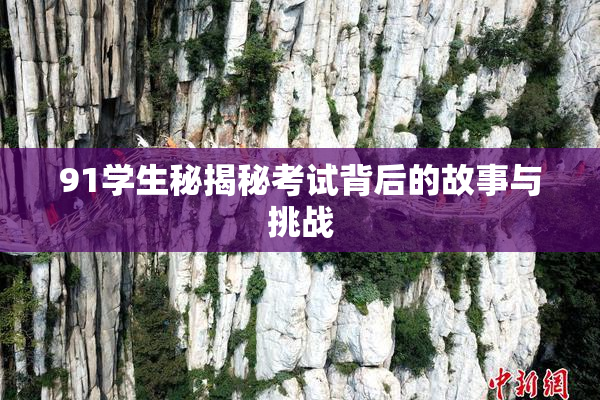 91学生秘揭秘考试背后的故事与挑战