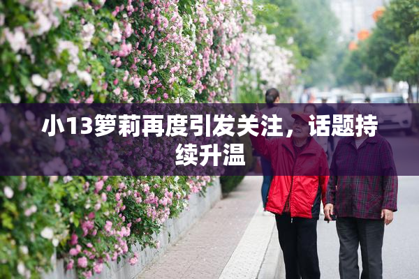 小13箩莉再度引发关注，话题持续升温